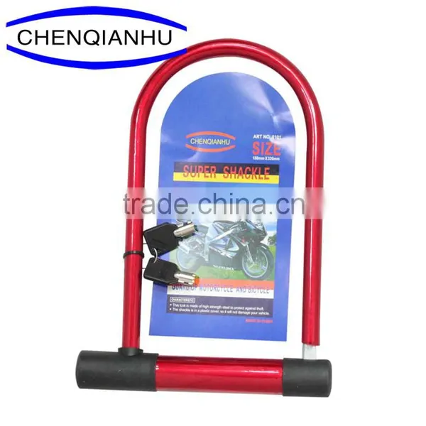 QH-180U Motorcycle Lock/ Bicycle Wheel Lock/ u Shape Lock