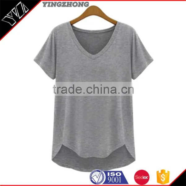Chian Supplier Wholesale Apparel Summer Fashion Sport Clothes Lady Shirt photo-3