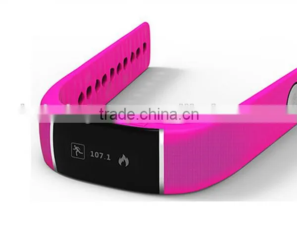 0.91 Inch OLED Screen Anti-lost E-band S55 IP67 Waterproof Watch Wristband Bluetooth Smart Bracelet Sync for Smartphone