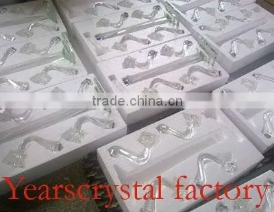 2013 New Arriaval 5arms Crystal Glass Candelabra for Wedding Decoration (R-2019 photo-3
