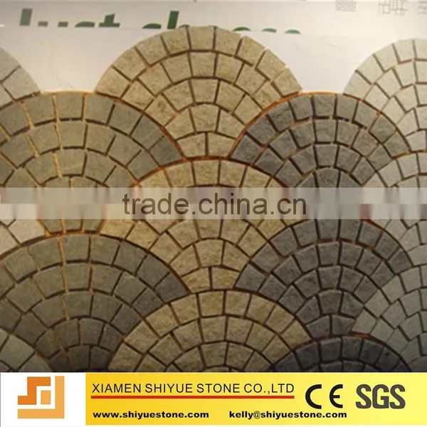 Fan Shaped Paving Stone on Net photo-5