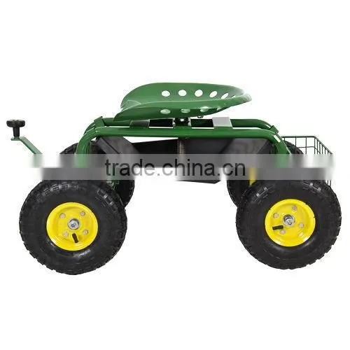 Rolling Garden Work Seat Cart