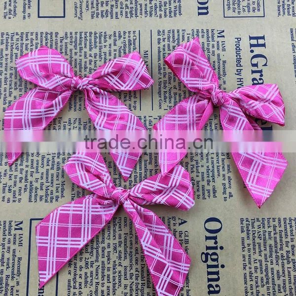 Ribbon Bow, Fabric Ribbon Bow, Handmade Ribbon Flower