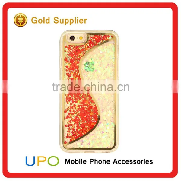 [UPO] 2016 New Design Colorful Bling Glitter Star 3D Liquid Quicksand Hard Plastic TPU Mobile Case for Iphone 6 photo-5