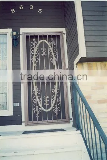Iron Material and Swing Opening Pattern Entrance Wrought Iron Gate & Metal Gate photo-5