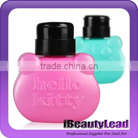 New coming nail pump dispenser bottle nail polish remover bottle