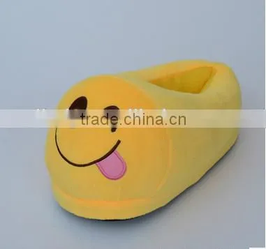 Emoji Adult Doll Shit Super Soft Cartoon Home Cotton Slippers photo-4