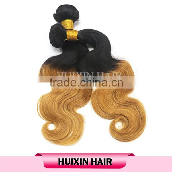 Ombre Hair Weaves Brazilian Virgin Hair Extension Ombre Remy Hair Weaves Bundles photo-6