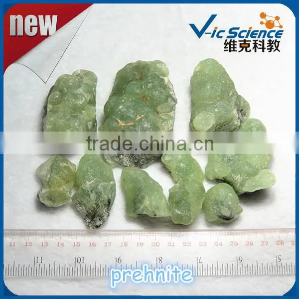 Natural Semi-precious Stones Prehnite Mineral Raw Materials photo-3