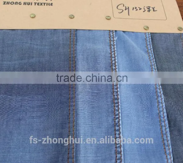 SH132 100% Tencel 4.7oz Colored and Thin Denim Fabric photo-3