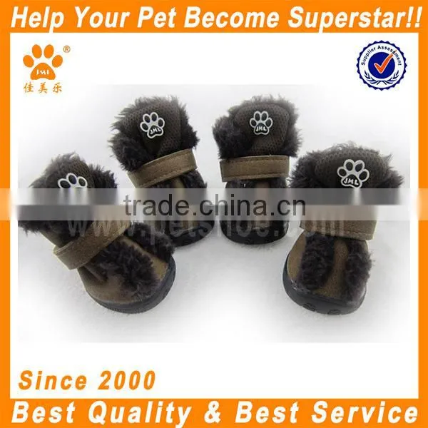 JML Hot Sale Super Warm Stylish Winter Leather Hunting Boots for Dog Pet Waterproof Dog Boots photo-4