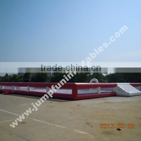 Adults Inflatable Football Field Customized 0.55mm PVC Inflatable Football Pitch photo-4