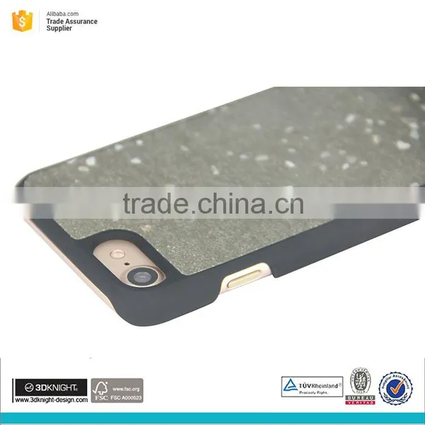 Natural Tactile Material for Iphone 7 Cement Concrete Cell Phone Case photo-5