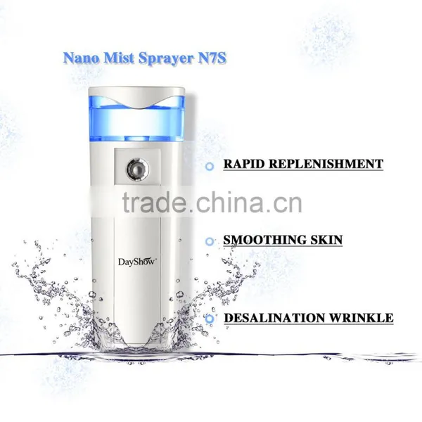 Wholesale Nano Skin Handy Mist Atomization Facial Steamer Ionic Sprayer Mini Spray & DayShow Facial Steamer photo-6