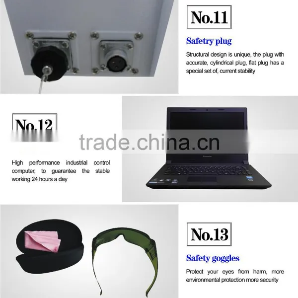 2015 New Hot Sale Cheap 20W Cable Glasses Frame Metal QR Printing Optical Fiber Laser Marking Machine Best Price photo-4