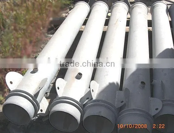 pivot machine part of riser weldment