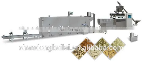 CE Soybean Protein Processing Line Soyabean Protein Extruder