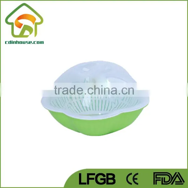 Certification Passed Plastic Fruit Basket Strainer With Net Cover photo-6