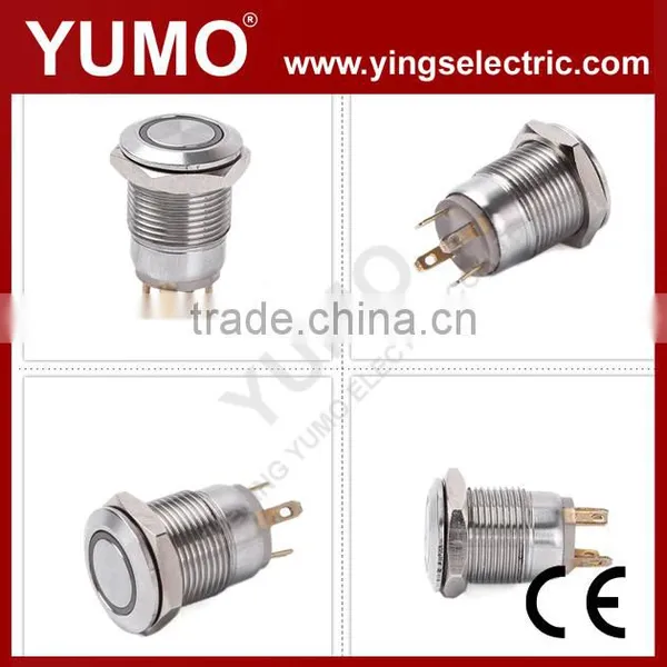 Hot Sale ABS12S-P1 8mm 12mm 16mm 19mm 22mm 25mm Momentary 3-250VDC/AC Metal Push Button Smd Micro Push Button photo-5