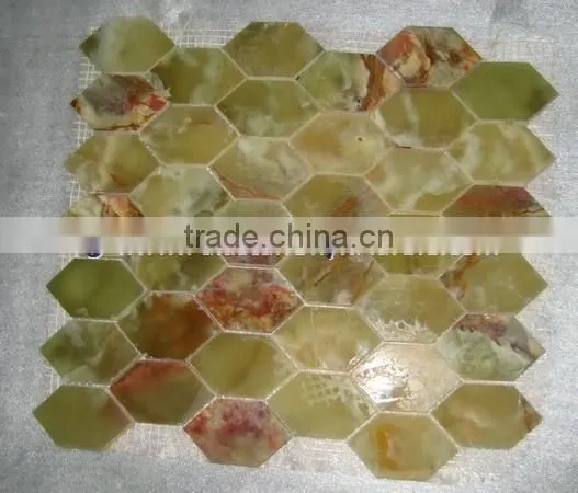 New Design 2017 GREEN ONYX MOSAIC TILES COLLECTIONS photo-5