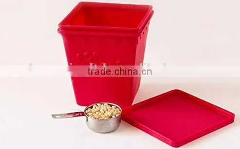 Microwave Safe Printed Popcorn Bucket Silicone Popcorn Maker photo-6