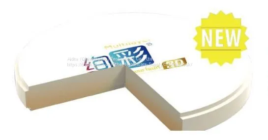 Aidite Multilayer 3D Dental Zirconia Block/blank for Cad/cam Amann Girrbach System