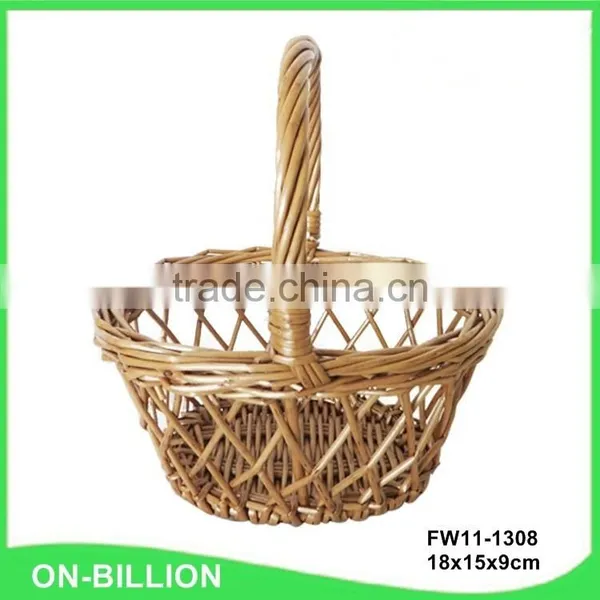 Handmade Decoration New Lovely Small Easter Wicker Basket photo-4