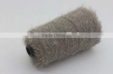100%Soft Polyester Feather Yarn For Scarf photo-3