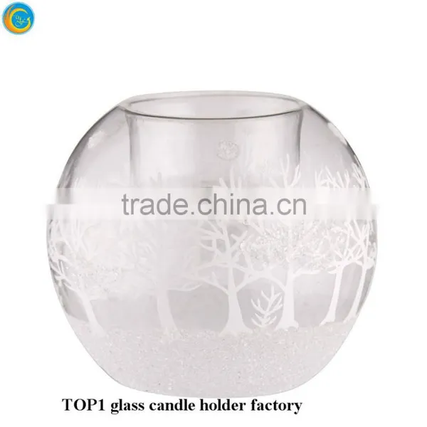 Snow Tree Crystal Votive Candle Holder photo-5