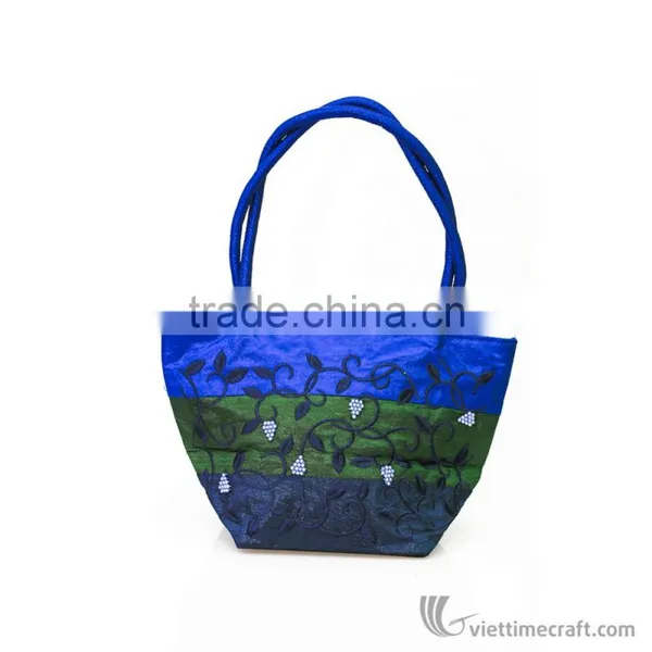 Hand Embroidered Handbag, Elegant Colors and Designs, Available in Stock or OEM Accepted photo-5