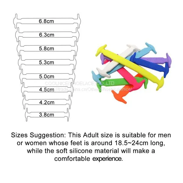 Shoes Lace 2017 Coolnice Silicon Shoelace Elastic no Tie Shoelaces photo-3