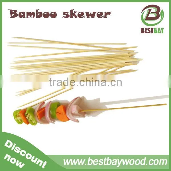 2016 Hot Sell Disposable Round Bamboo Skewer/bamboo Sticks/bbq Skewer/bbq Sticks photo-3
