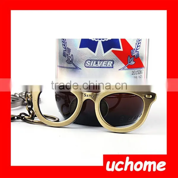 UCHOME Various Customized Bronze Zinc Alloy Sun Glasses Shape Water Bottle Opener photo-2