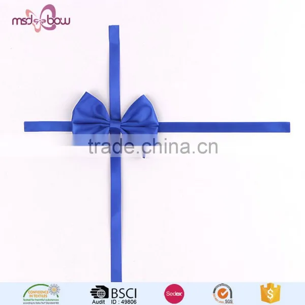 Pink Satin Ribbon Craft Bows for Gift Box photo-4