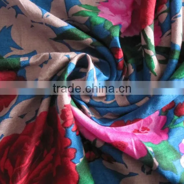 Shaoxing Textile Fashion Print Designs for Girls' Dress,blouse,skirts,summer Pants 100% Rayon Printed Fabric photo-3