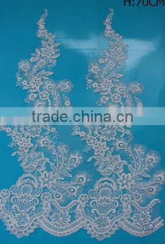 Factory Directly Supply Embroidered Indian Trimming Cord Lace photo-3