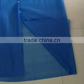 Blue Popular Adult 100% PEVA Raincoat Custom photo-2
