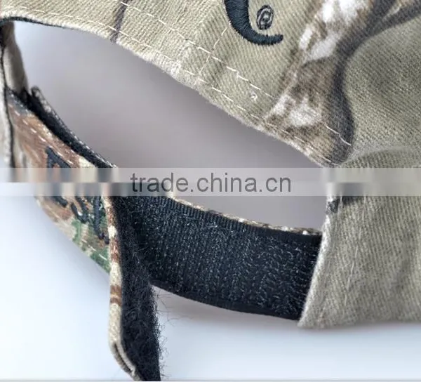 Washed Camouflage Cap,embroidered High Quality Cap photo-5