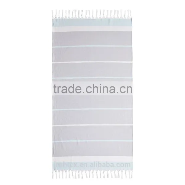 Stripe 100% Cotton Beach Towel With Tassel Made in China photo-4
