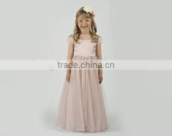 Hot Selling Girls' Dress Pictures New Style Designs Girls Modern Child Summer Party Tulle Dress Flower Girl Dress photo-2