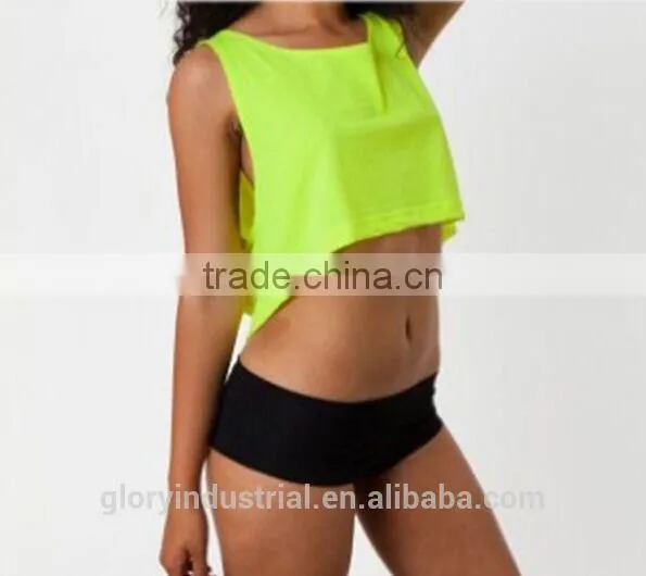 2015 Plain Crop Tops Wholesale Women photo-3