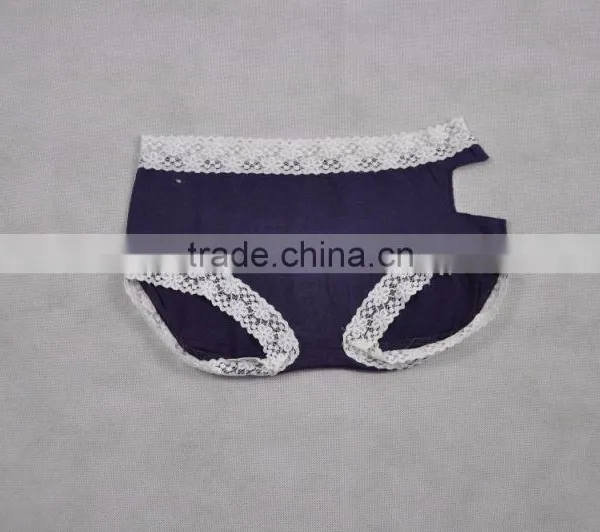 OEM New Design Ladies' 100% Merino Wool Thermal, Young Girl, Lace Band, Seamless, Printed, Customized, Panties, Lady Lingries photo-2