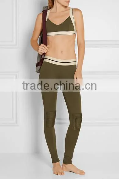 High Quality Customed Ladies Sexy Crop Workout Yoga Top photo-3