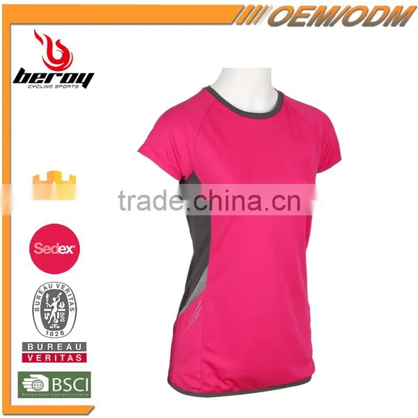 Comfort and Breathable Cotton Summer Woman T-shirt for Sports Fitness photo-2