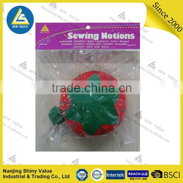 ShinyValue Sewing Notions Craft Pink Pin Cushion Fabric Pin Cushion Tomato Shape Cushion photo-6