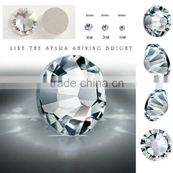 Wholesale Ss6/ss10/ss16/ss20/ss30/ss40 Crystal AB DMC Hotfix Rhinestones For Decoration photo-6