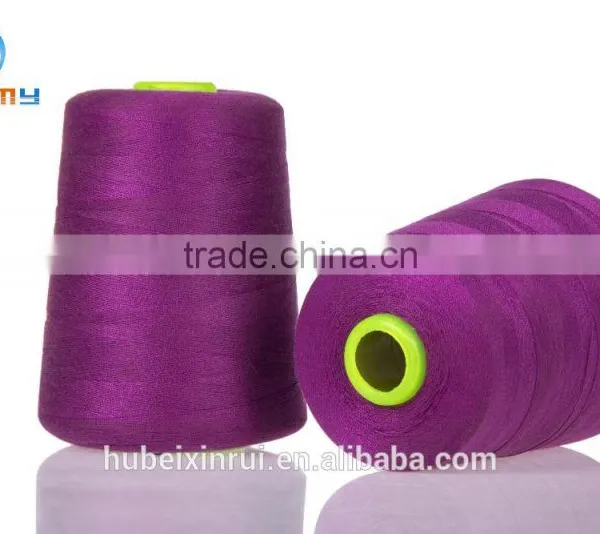 Hubei Polyester Yarn Hanchuan Sewing Thread 40/2 50g Net Weight Cone 10g-40g photo-4