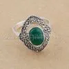 925 Sterling Silver Agate Mosaic Fashion Rings