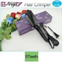 Titanium Hair Crimper Straightening Corrugated Teeth Iron