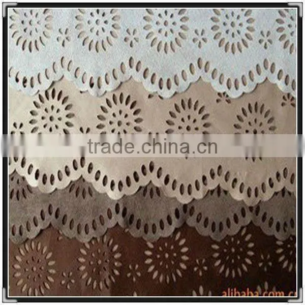 Micro Laser Punching Artificial Suede Fabric